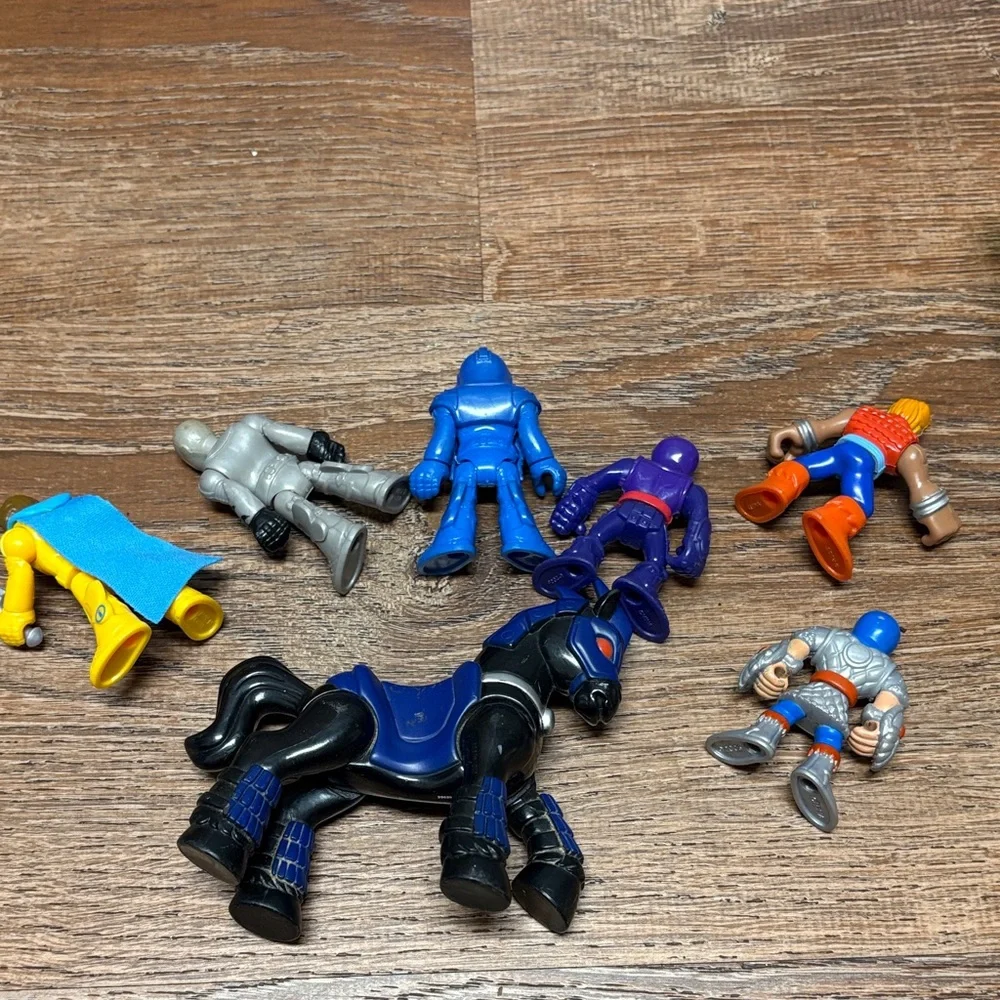 Fisher-Price Action Figures with Blue, Yellow, and Orange - Picture 10 of 10